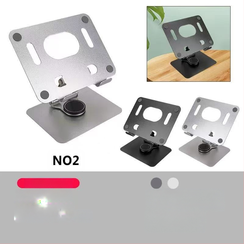 Planšetinio kompiuterio laikiklis su 360° sukiojimu ir sulankstomu staliniu dizainu, aliuminio lydinio laikiklis, suderinamas su iPad ir iPhone.