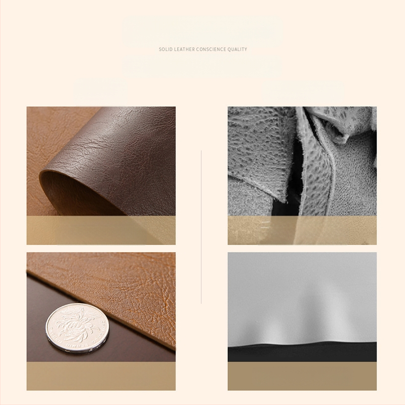 Кожена настолна подложка, правоъгълна подложка за мишка, водоустойчива, антихлъзгаща, износоустойчива, устойчива на масло