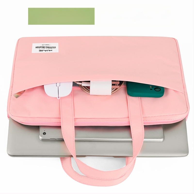 Платнена чанта за файлове EN248, училищна и офисна, с цип, квадратен дизайн, марка HUA JIE