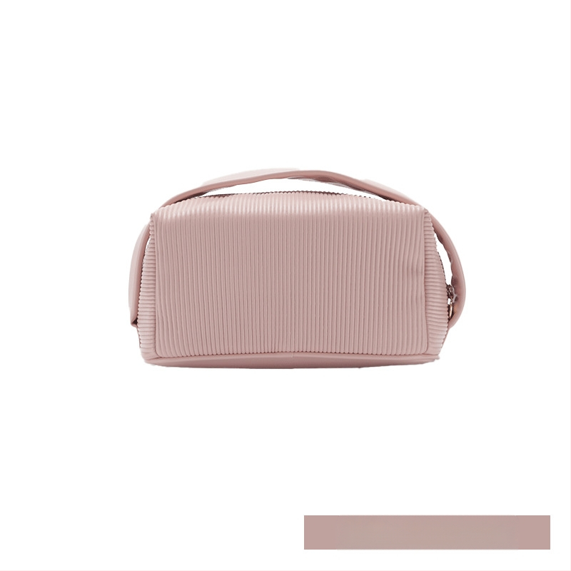 Kosmetinė rankinė su sluoksniuotu dizainu, PU oda, atspari vandeniui, poliesterio pamušalas