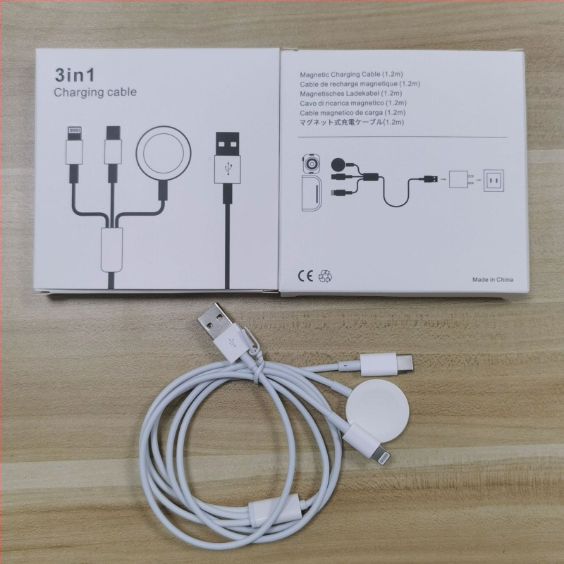 Apple Watch magnētiskais bezvadu lādētājs (MagSafe) – 2.5W izvade, QC2.0, universālais pulksteņa lādētājs