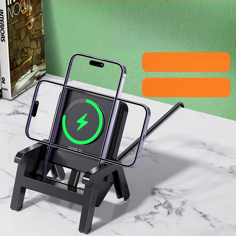 Επιτραπέζιος ασύρματος φορτιστής με κάθετη βάση, μέγιστη ισχύς 15W, έξοδος 5W/7.5W/10W/15W, QC3.0 γρήγορη φόρτιση, CE/FCC/RoHS πιστοποιημένα