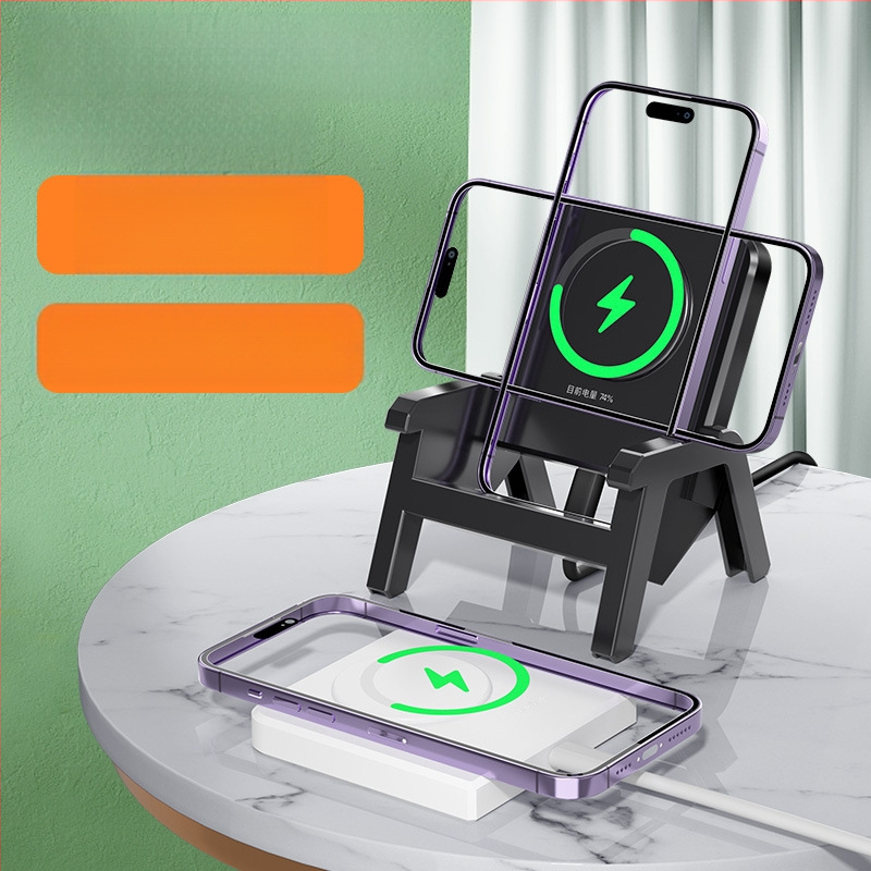 Επιτραπέζιος ασύρματος φορτιστής με κάθετη βάση, μέγιστη ισχύς 15W, έξοδος 5W/7.5W/10W/15W, QC3.0 γρήγορη φόρτιση, CE/FCC/RoHS πιστοποιημένα