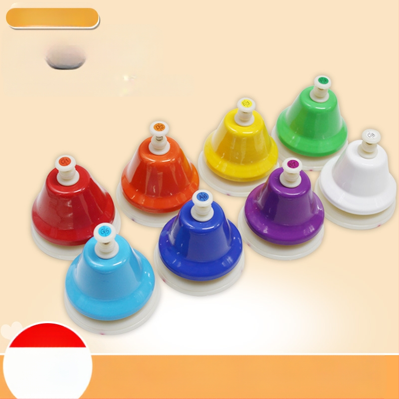 Οκτατονικό Πιεστικό Ρυθμικό Όργανο Orff για Νήπια, Σετ 8 τεμαχίων