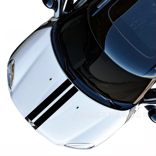 BMW MINI kapotes uzlīme ar ziedu dizainu, daudzveidīgs stil (Materiāls: papīrs; Līme: stipra; Zīmols: Charming Fun Horse)