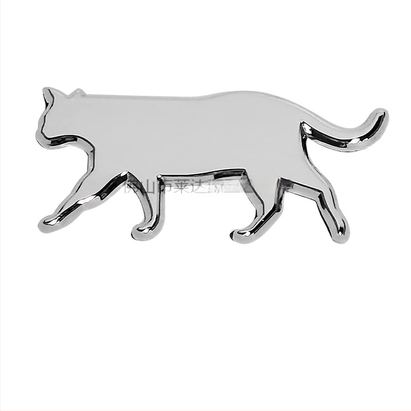 3D auto uzlīme ar kaķi – aizmugurējais un sānu emblēma, uzstādīšana ar sūkņa uzgali, radošs trijstūra loga dekors