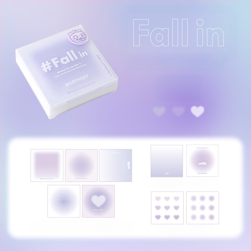 Planwith RosyPosy Soft Blush Πολυλειτουργικές Σημειώσεις – Μηνύματα Ατμόσφαιρας – Χαρτί Brick – IP: Όχι