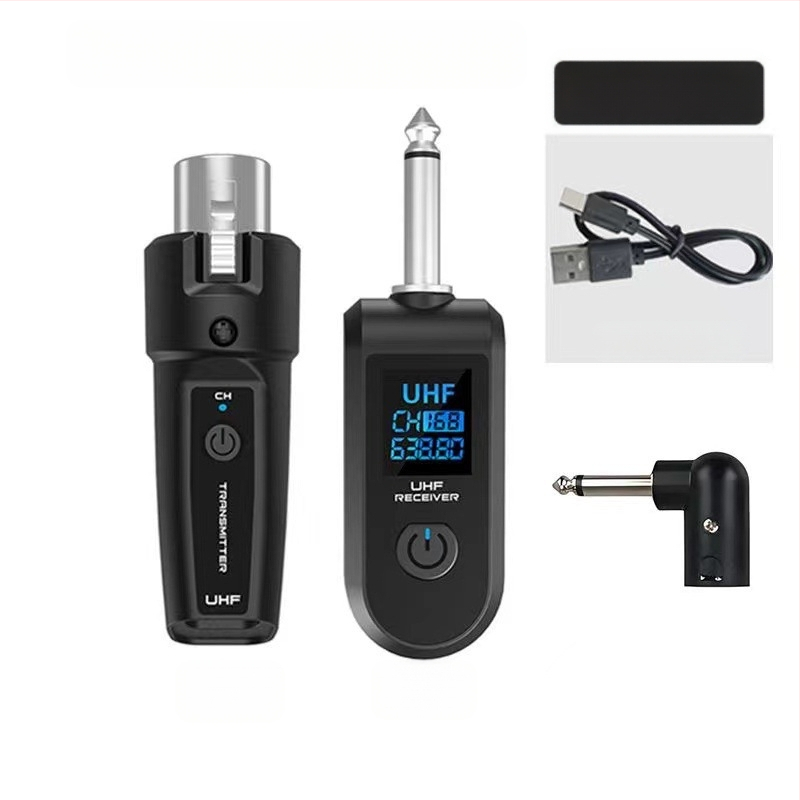 Δυναμικό χειρός μικρόφωνο με ασύρματο σύστημα πομπού-δέκτη, MYS U12, UHF 550–573 MHz, 20 κανάλια