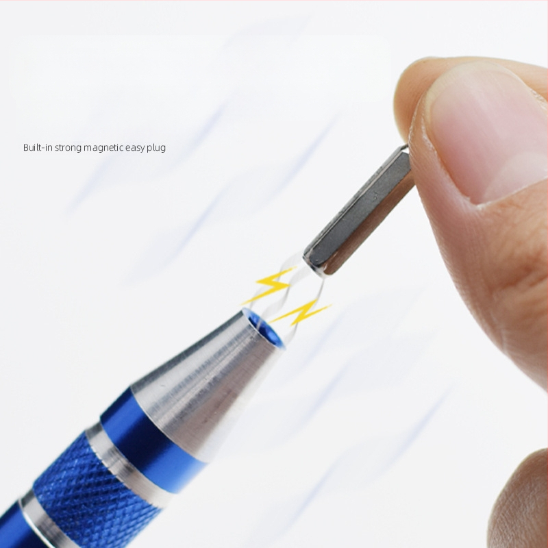 Zhuorui – Пен-тип осем в едно отвертка, стомана от хром-ванадий, прецизни винтове за телефони, компютри и клавиатури, телекомуникационна поддръжка