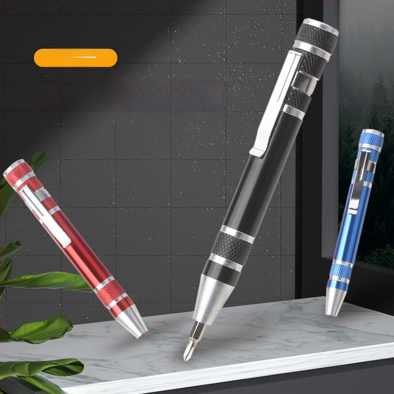 Zhuorui – Пен-тип осем в едно отвертка, стомана от хром-ванадий, прецизни винтове за телефони, компютри и клавиатури, телекомуникационна поддръжка