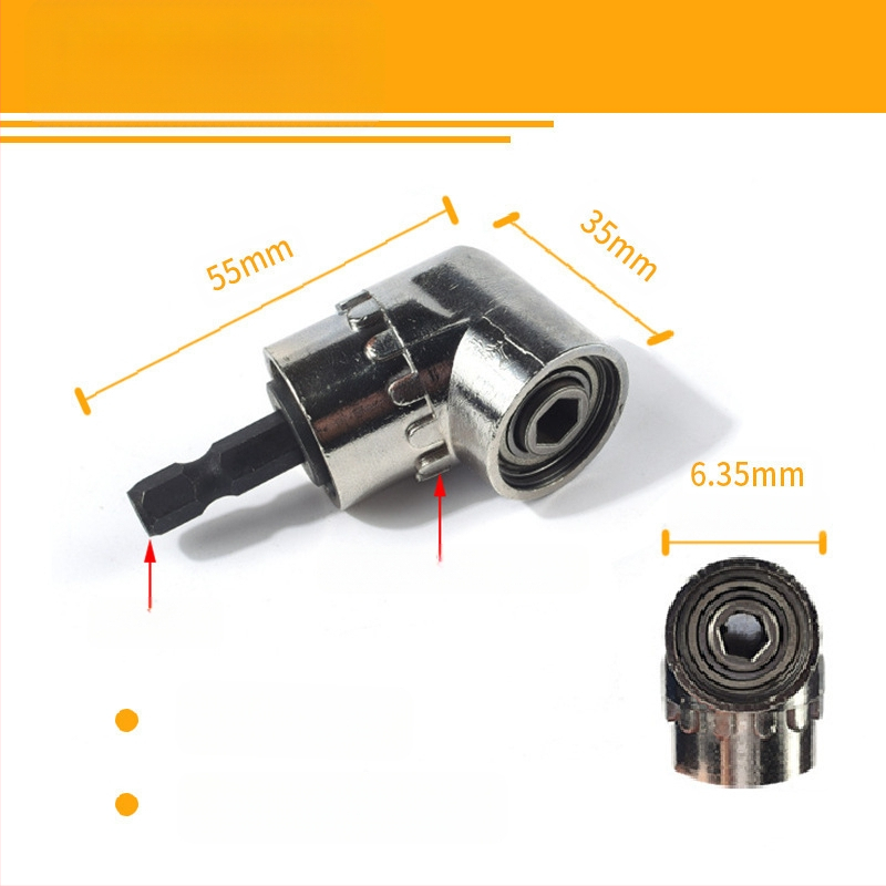 105-градусов ъглов адаптер за винтоверт, хром-ванадий стомана, марка: Other