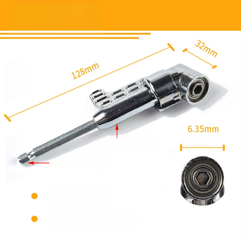 105-градусов ъглов адаптер за винтоверт, хром-ванадий стомана, марка: Other