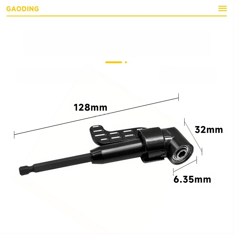 105-градусов ъглов адаптер за винтоверт, хром-ванадий стомана, марка: Other