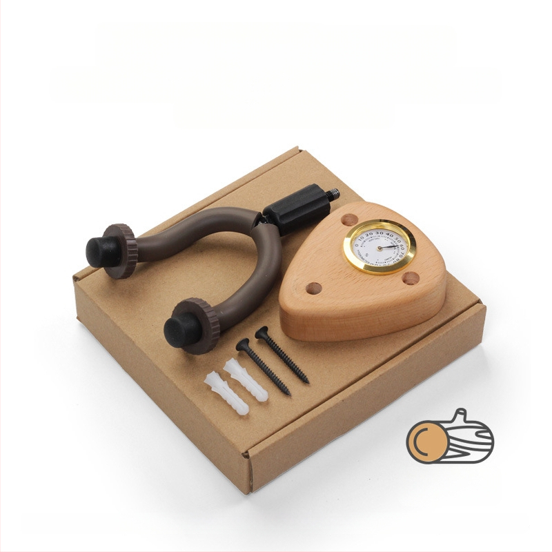 Suport pentru instrumente cu coarde occidentale — GH-15, construcție din beech/iron/rubber, ambalare tavă