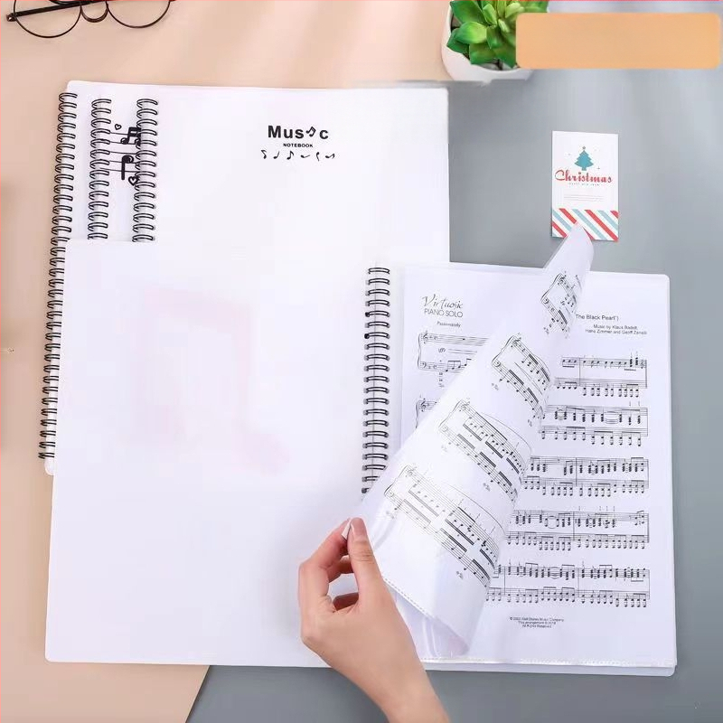 Папка за ноти с прозрачен джоб за вложки, PP материал, модел TQ10-60