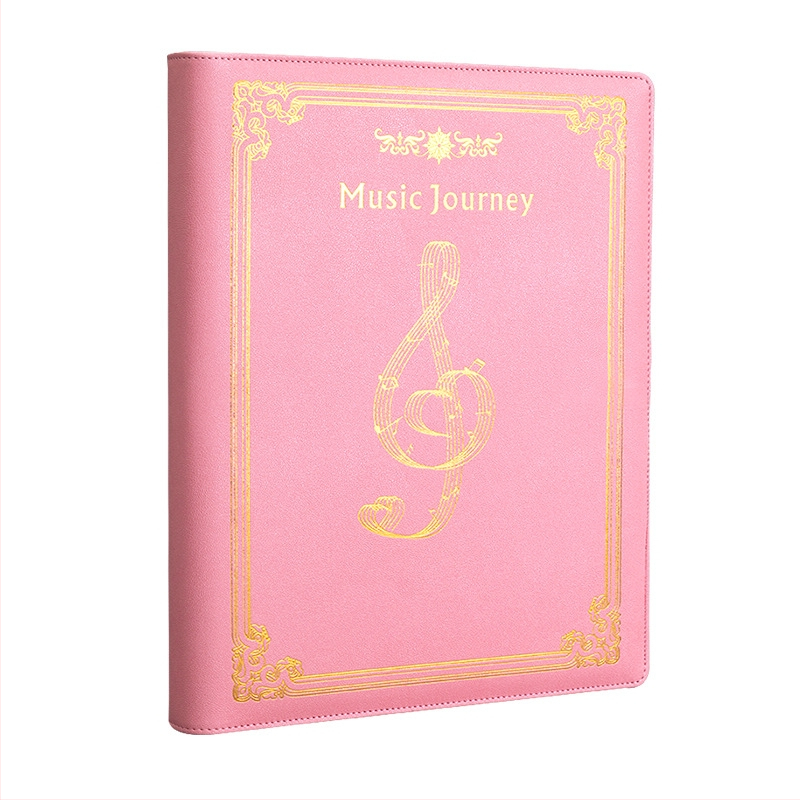 Хенгсин кожен клип за нотни листове, модел Music Score-01, еднолентов щипков механизъм, A4 съвместим