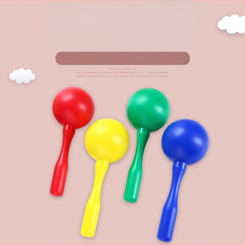 Bērnu plastmasas smilšu āmurs – ovāls perkusijas instruments ausu un sensoriskai attīstībai; materiāls: plastmasa; vecums 15–35 gadi