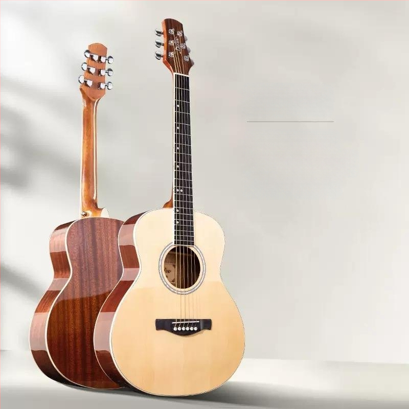 Tie Duo Folk Guitar YSSBL36/L – Spruce top, Rosewood fingerboard, Closed-gear tuners, Matte finish