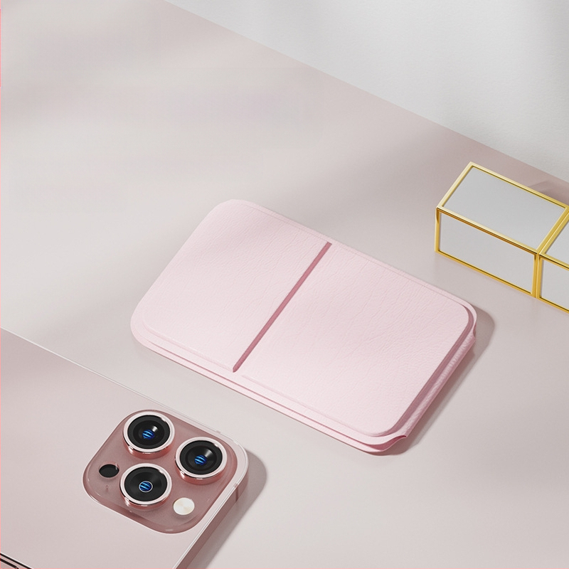 Sulankstomas veidrodėlis makiažui – stačiakampis, kompaktiškas, aliuminio lęšis, rėmas PU/PS/PVC