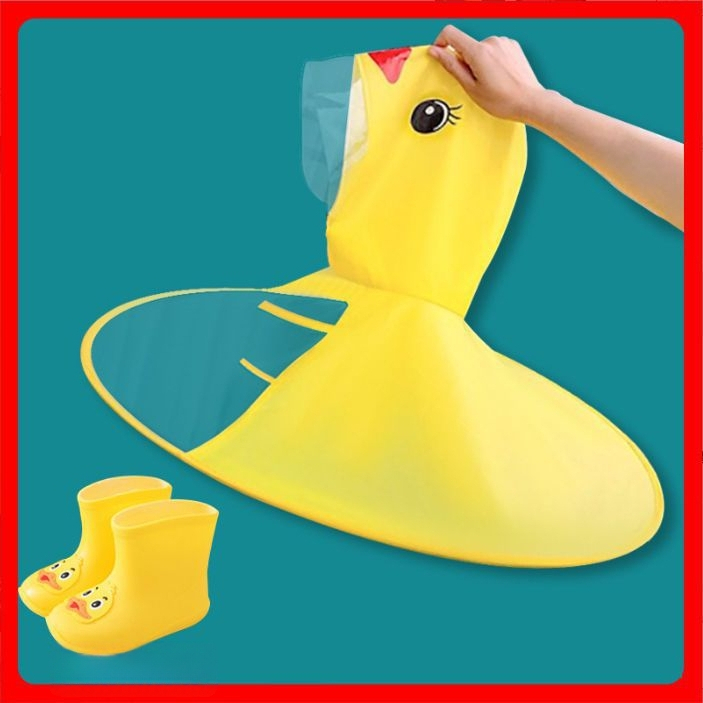 IIAMGHC Vaikų animacinis dalinis lietaus pončas – PVC audinys, atsparus vandeniui PVC sluoksnis, skirta vaikams