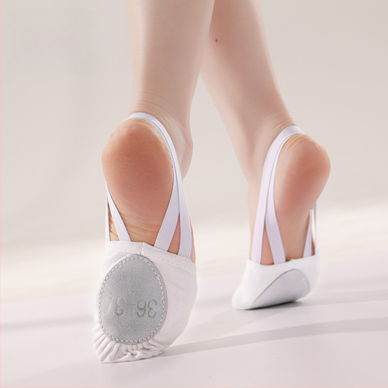 Iron Arrow Pieaugušo Deju Kurpes - Mīksta Zole, Elpojošas un Vieglas, Zoles No Govju Ādas, Augšdaļa No Kokvilnas Auduma, Baletam un Mūsdienu Dejām