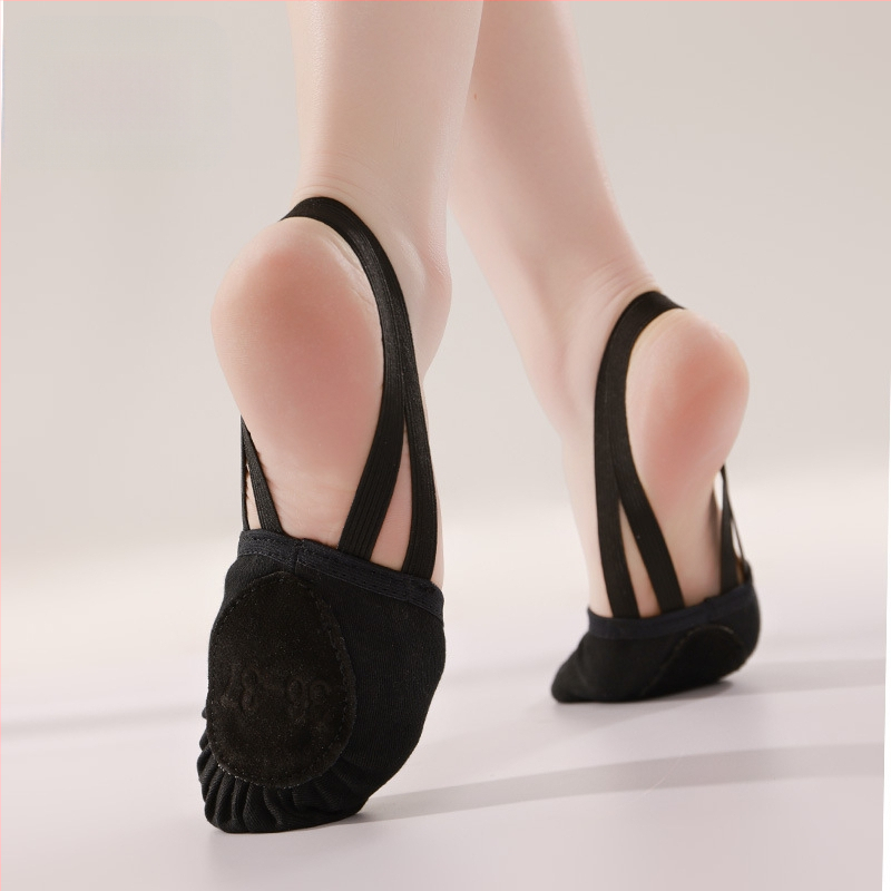 Iron Arrow Pieaugušo Deju Kurpes - Mīksta Zole, Elpojošas un Vieglas, Zoles No Govju Ādas, Augšdaļa No Kokvilnas Auduma, Baletam un Mūsdienu Dejām