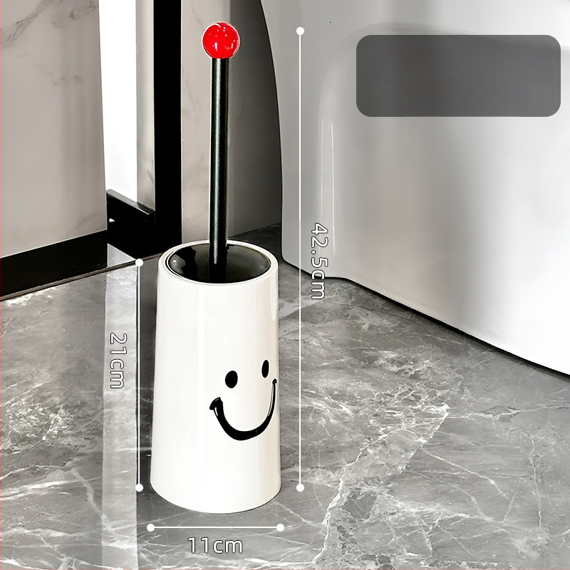 Tualeto šepetėlių rinkinys su ilga rankena, be mirusių kampų, šypsenos dizainas; Medžiaga: plastikas; Prekės ženklas: Win-win; Pakuotė: kartonas.