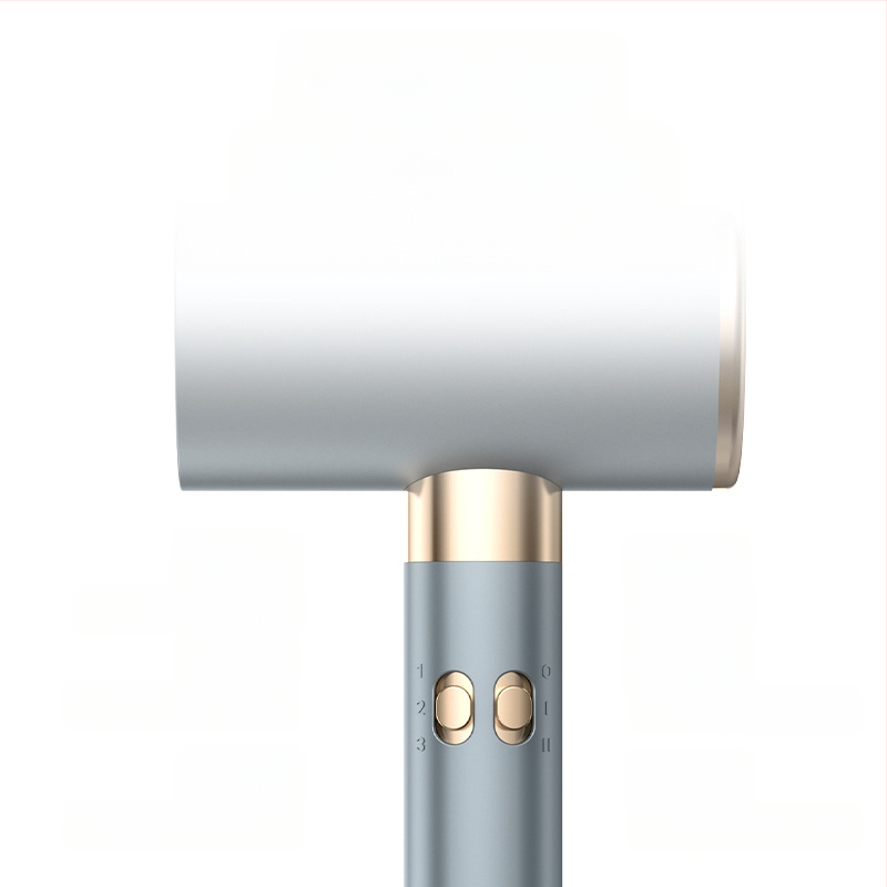 Сешоар за дома с безчетков DC мотор, 2200 W, отрицателни йони, постоянна температура, хладен/горещ въздух, 3 скорости на въздуха, защита от прегряване