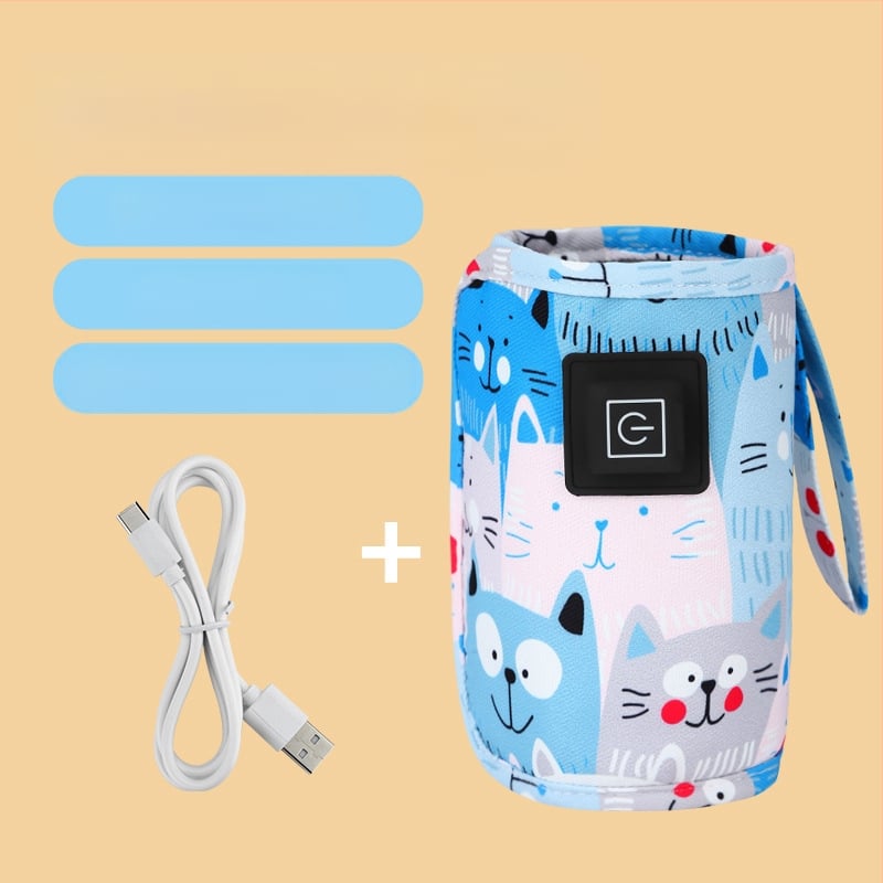 Mengfei Gull NPT-02 Pieno šildytuvas, nailono korpusas, 10W, maitinamas USB Li-ion arba USB-C baterijomis