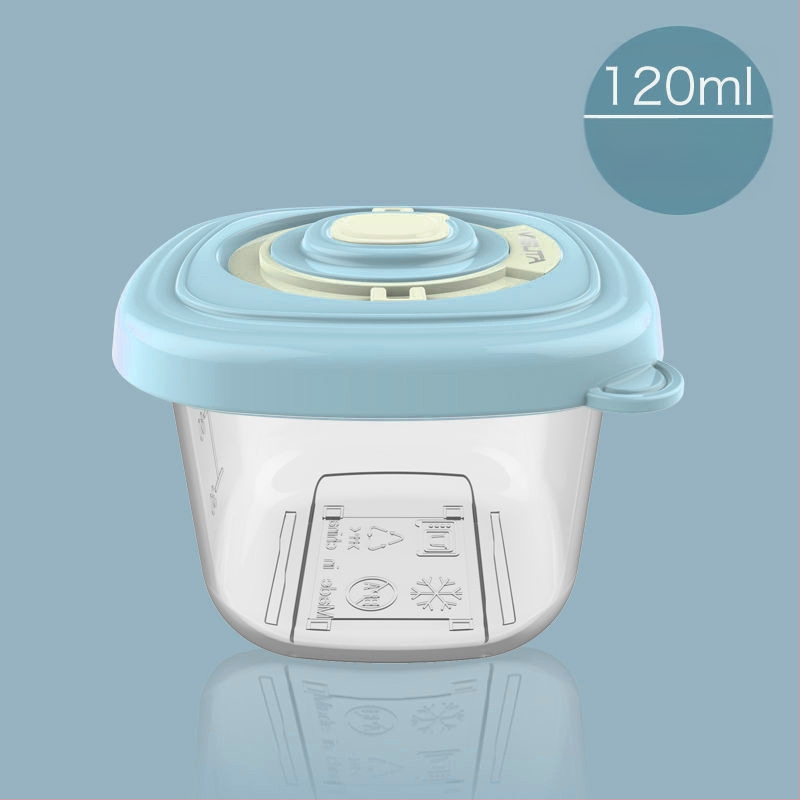 MISUTA Chrono laiko maitinanimo dėžutė – 6 vnt, PP indų rinkinys su skyriais, tinkama kūdikiams nuo 3 mėnesių