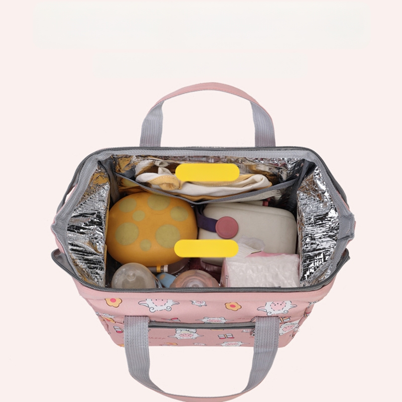 Τσάντα για μεσημεριανό από Oxford ύφασμα, αναπνεύσιμη κατασκευή, καμπύλος ιμάντας ώμου, επένδυση πολυεστέρα