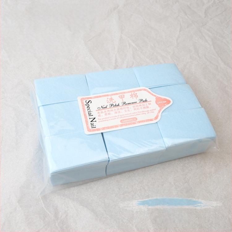 Φύλλα βαμβακιού για αφαίρεση βερνικιού νυχιών – Golden Pure Color, μονή συσκευασία