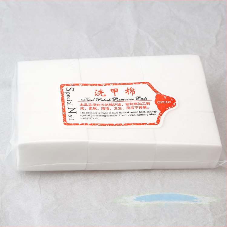 Φύλλα βαμβακιού για αφαίρεση βερνικιού νυχιών – Golden Pure Color, μονή συσκευασία