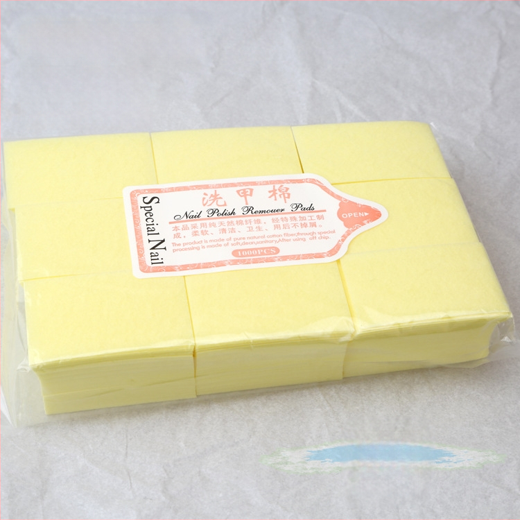 Φύλλα βαμβακιού για αφαίρεση βερνικιού νυχιών – Golden Pure Color, μονή συσκευασία