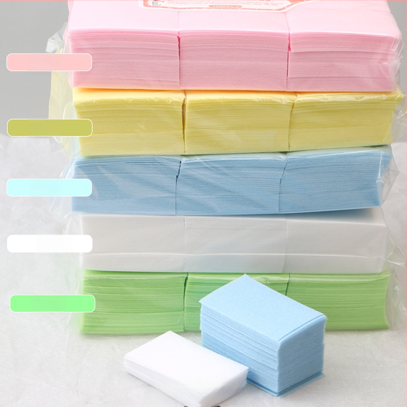 Φύλλα βαμβακιού για αφαίρεση βερνικιού νυχιών – Golden Pure Color, μονή συσκευασία