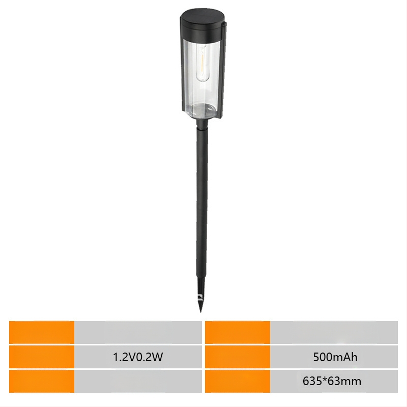 Saulės kiemo lemputė vejai, 10W LED, IP55 atspari vandeniui, ABS korpusas, veikimo laikas 6–12 val.