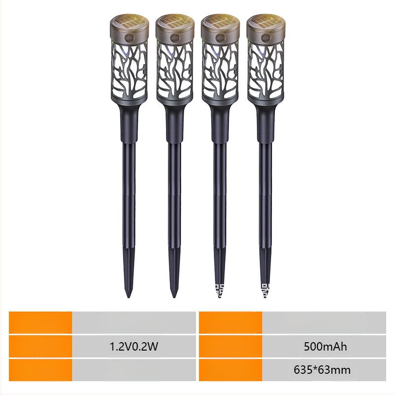 Saulės kiemo lemputė vejai, 10W LED, IP55 atspari vandeniui, ABS korpusas, veikimo laikas 6–12 val.