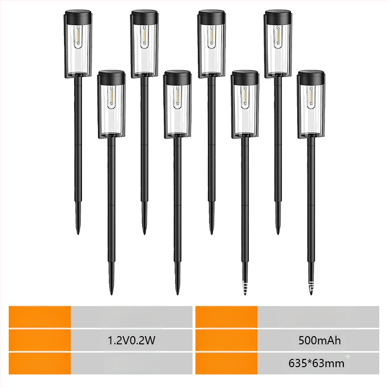 Saulės kiemo lemputė vejai, 10W LED, IP55 atspari vandeniui, ABS korpusas, veikimo laikas 6–12 val.