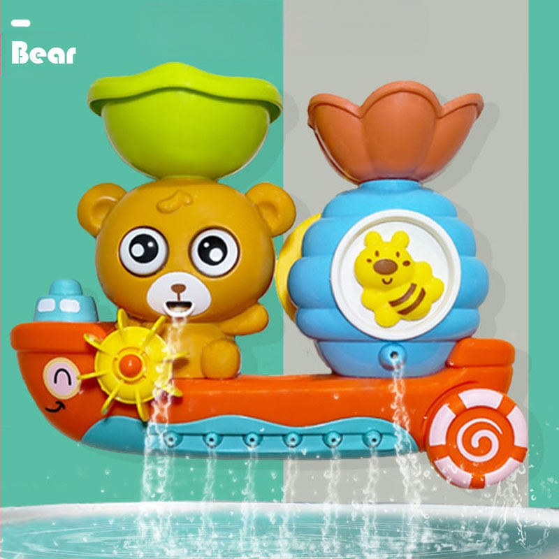 Lāča ūdens kravas automašīna – vannas rotaļlieta ūdens spēlēm, ABS, 4–6 gadi, Chenghai, Ķīna