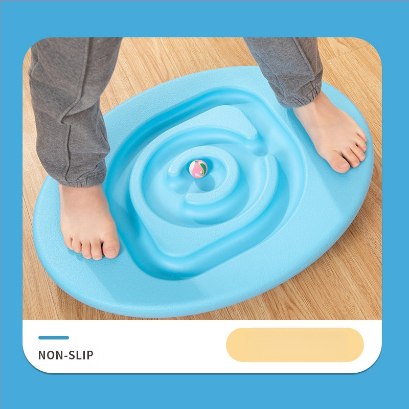 Παιδική σανίδα ισορροπίας σε μορφή σαλιού και αυγού για αισθητηριακή και εστιακή εκπαίδευση, οικολογικό υλικό, ανάπτυξη όρασης, γνωστική ανάπτυξη και συντονισμός ματιού-χεριού (ηλικίες 4–6 ετών)