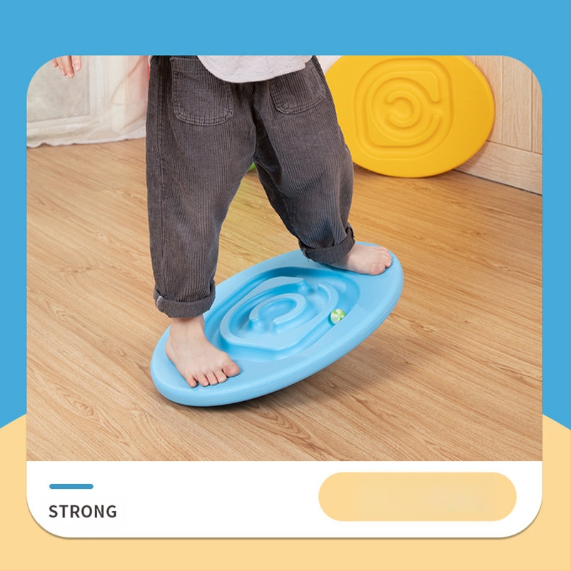 Παιδική σανίδα ισορροπίας σε μορφή σαλιού και αυγού για αισθητηριακή και εστιακή εκπαίδευση, οικολογικό υλικό, ανάπτυξη όρασης, γνωστική ανάπτυξη και συντονισμός ματιού-χεριού (ηλικίες 4–6 ετών)