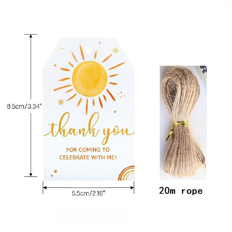 DIY dovanojimo etiketės ir sveikinimo atvirukai su 20 m kanapių virve, popierius, paketas 50 arba 100 lapų, skirtas gimtadieniams ir vestuvėms