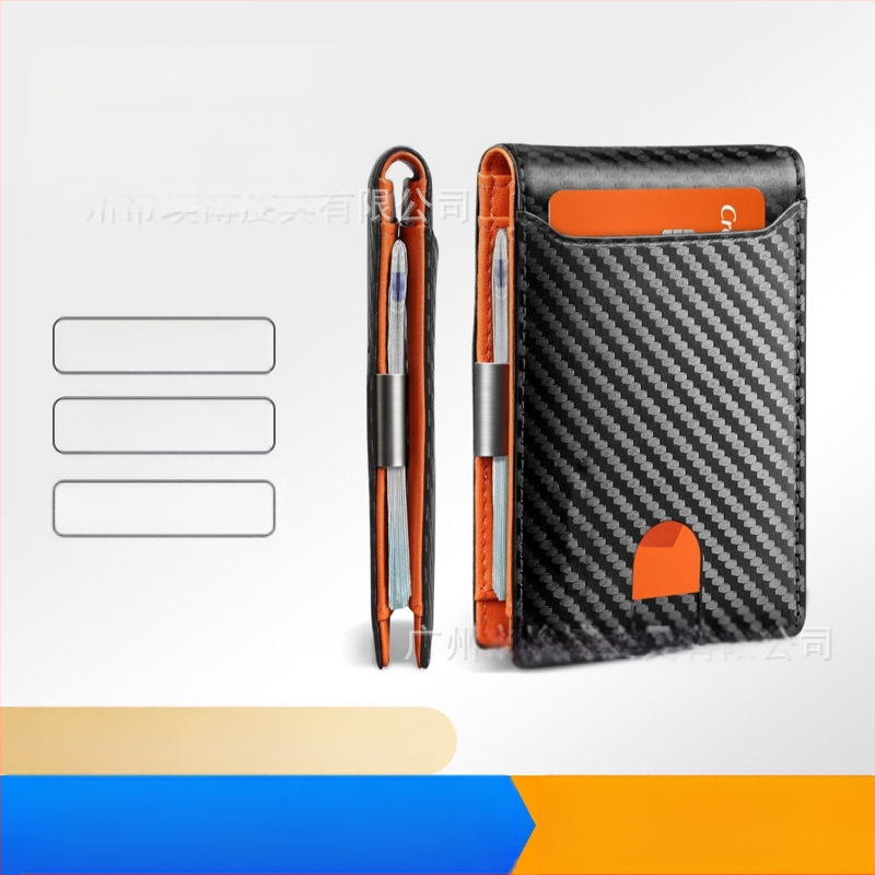 Anglies pluošto kortelių laikiklis, dviejų dalių sulankstomas dizainas, miesto minimalistinis stilius, atsparus vandeniui, ultra lengvas, kasdieniam naudojimui, apsauga nuo vagystės