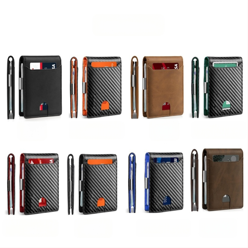 Anglies pluošto kortelių laikiklis, dviejų dalių sulankstomas dizainas, miesto minimalistinis stilius, atsparus vandeniui, ultra lengvas, kasdieniam naudojimui, apsauga nuo vagystės