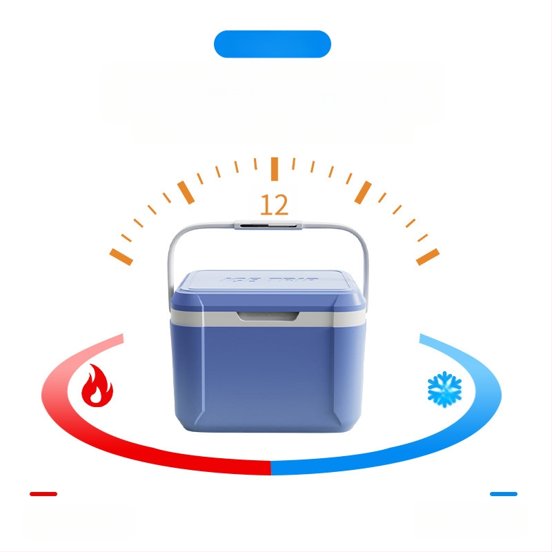 5L nešiojamas automobilio šaldytuvo dėžutė, izoliuota, skirta lauko kempingams ir piknikams, greitas aušinimas ir ledo išsaugojimas