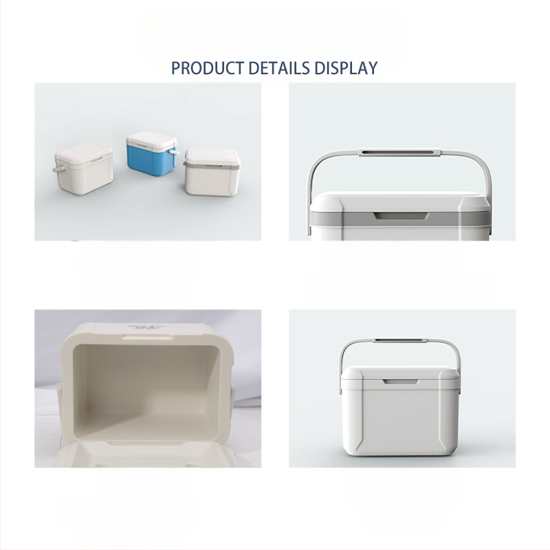 5L nešiojamas automobilio šaldytuvo dėžutė, izoliuota, skirta lauko kempingams ir piknikams, greitas aušinimas ir ledo išsaugojimas