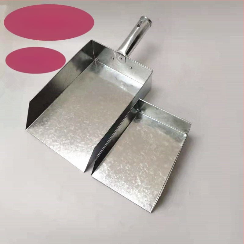 Plokščio dugno kruopoms ir miltams šaukštas, storintas virtuvės įrankis