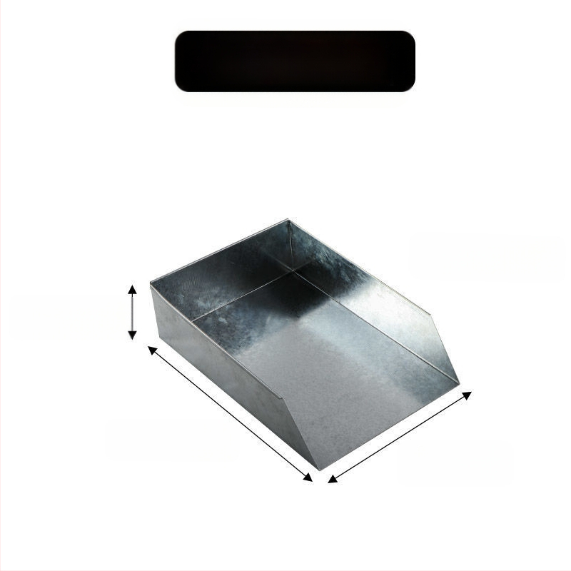 Plokščio dugno kruopoms ir miltams šaukštas, storintas virtuvės įrankis