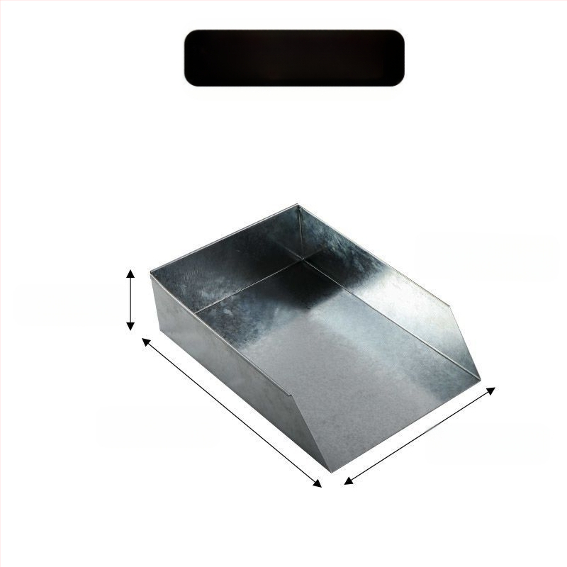 Plokščio dugno kruopoms ir miltams šaukštas, storintas virtuvės įrankis