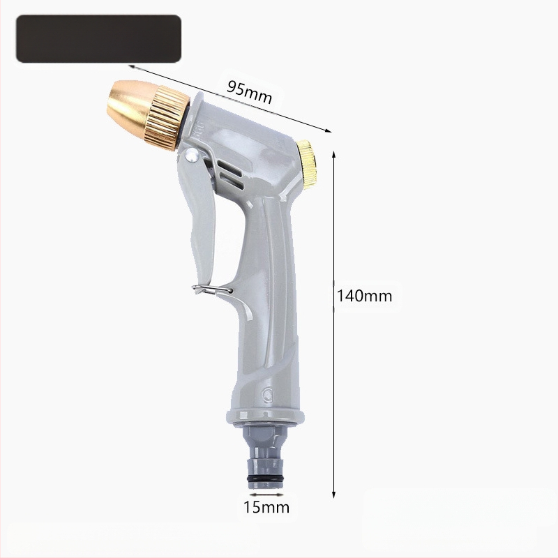 Κηπουρικό πιστόλι νερού υψηλής πίεσης με brushless κινητήρα, ακροφύσιο από κράμα ηλεκτροπλατινοποιημένο, λειτουργία επαναλαμβανόμενου ποτίσματος, κατάλληλο για πλύσιμο αυτοκινήτων